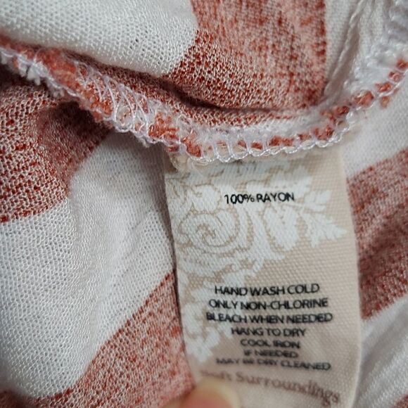 Soft Surroundings Cabana Striped Tunic Tank Sz S - Picture 6 of 9